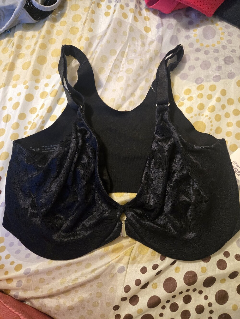 Soma Black Front Close Bra